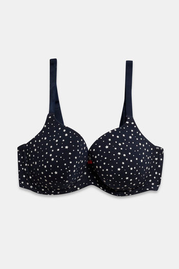 Buy Marks & Spencer Lightly Lined Non Wired Full Coverage T-Shirt Bra - Navy Mix